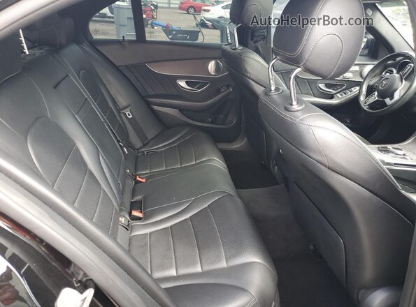 WDDWF8EB0LR564643 2020 MERCEDES-BENZ C Black Vista de los asientos traseros