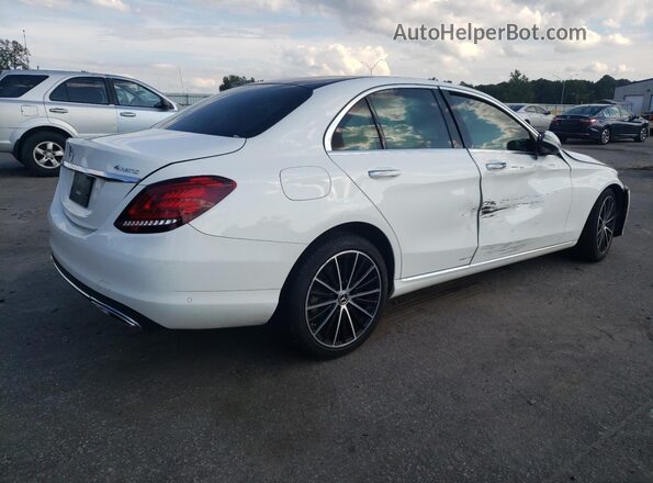 WDDWF8EB8LR544821 2020 MERCEDES-BENZ C White Trasero derecho
