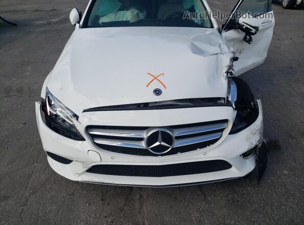 WDDWF8EB8LR544821 2020 MERCEDES-BENZ C White Vista interior trasera