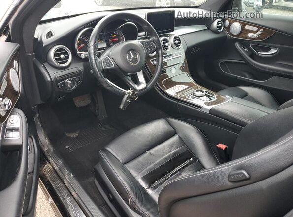 WDDWJ4KBXJF645188 2018 MERCEDES-BENZ C Черный 
