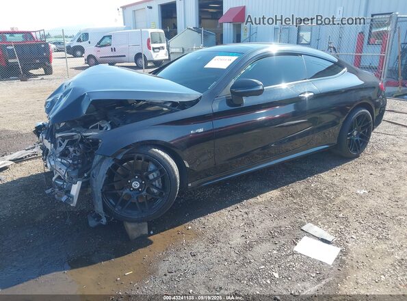 WDDWJ6EB6KF782377 2019 MERCEDES-BENZ AMG C 43 Black Передня ліва чверть