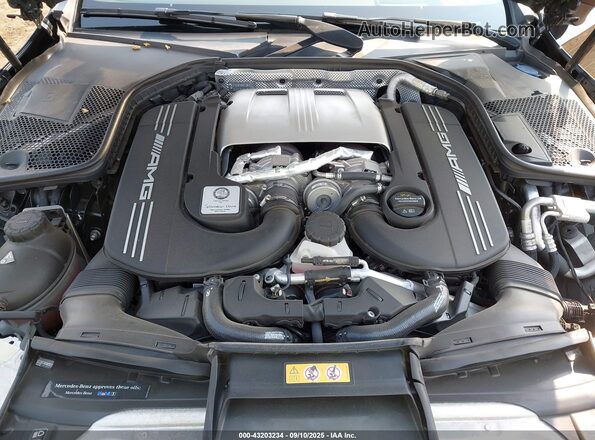 WDDWJ8HB5JF677464 2018 MERCEDES-BENZ AMG C 63 Black Rear view
