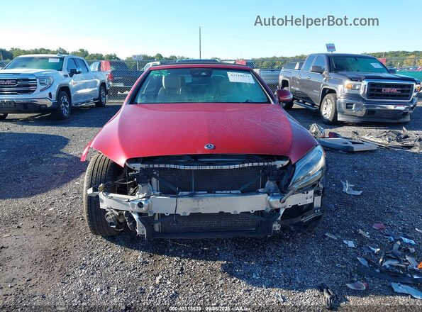 WDDWK8EB3LF973894 2020 MERCEDES-BENZ C-CLASS Red Սալոնի հետևի տեսք
