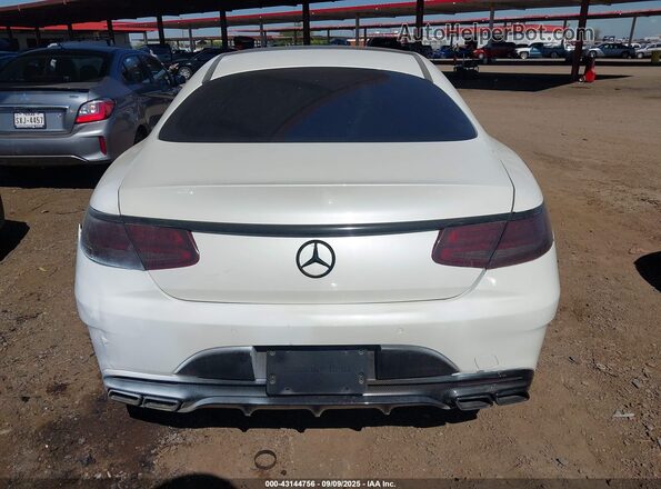 WDDXJ7JBXHA024676 2017 MERCEDES-BENZ AMG S 63 White 