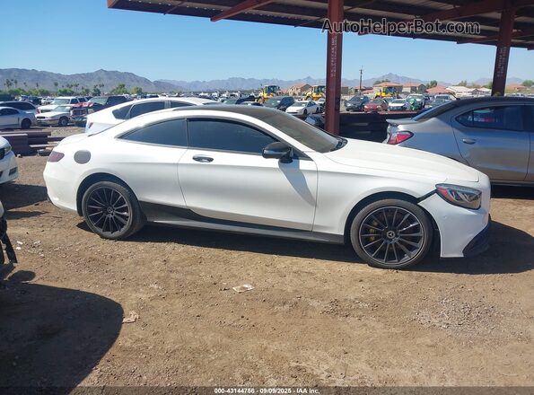 WDDXJ7JBXHA024676 2017 MERCEDES-BENZ AMG S 63 White Vista interior trasera