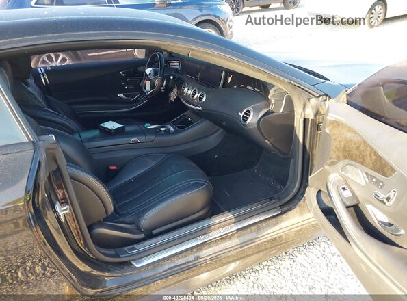 WDDXJ8FB1GA016124 2016 MERCEDES-BENZ S-CLASS Черный Вид салона спереди