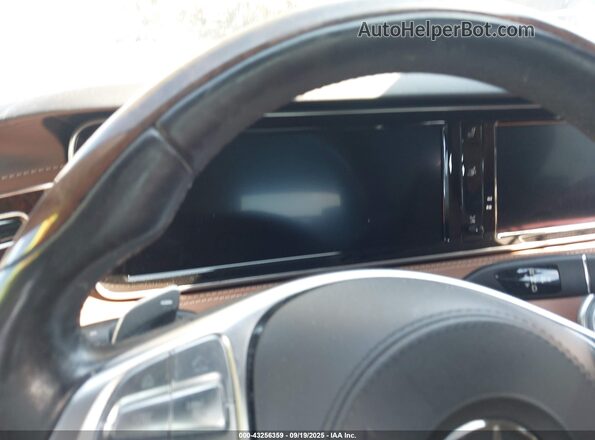WDDXK7JB4HA027277 2017 MERCEDES-BENZ AMG S 63 Black Вид задніх сидінь