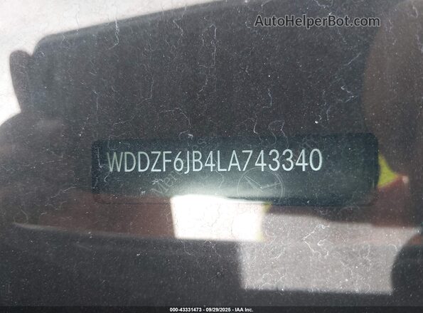 WDDZF6JB4LA743340 2020 MERCEDES-BENZ E-CLASS White 