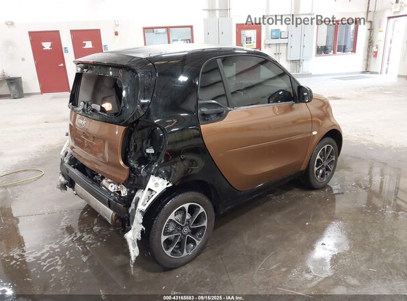 WMEFJ5DA9GK070068 2016 SMART FORTWO Brown უკანა მარჯვენა