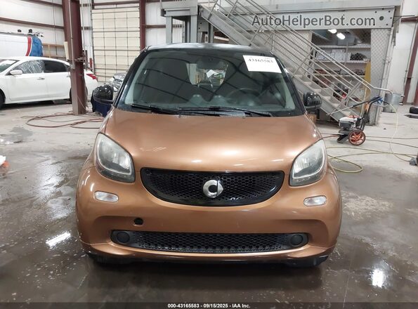 WMEFJ5DA9GK070068 2016 SMART FORTWO Brown უკანა სალონის ხედი
