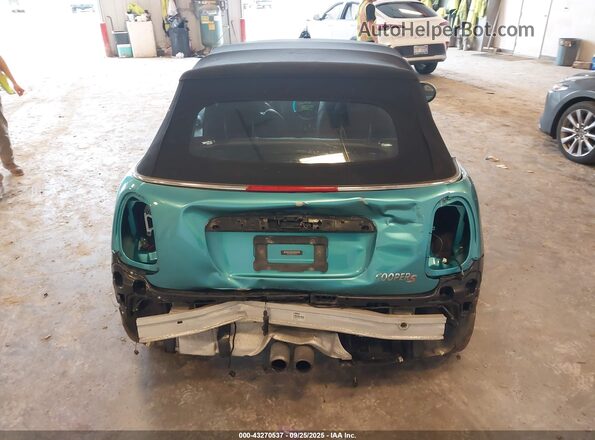 WMWWG9C30H3C81534 2017 MINI CONVERTIBLE Teal Вид спереду