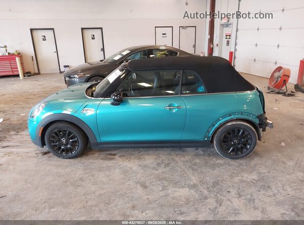 WMWWG9C30H3C81534 2017 MINI CONVERTIBLE Teal Панорамний вид салону 360°