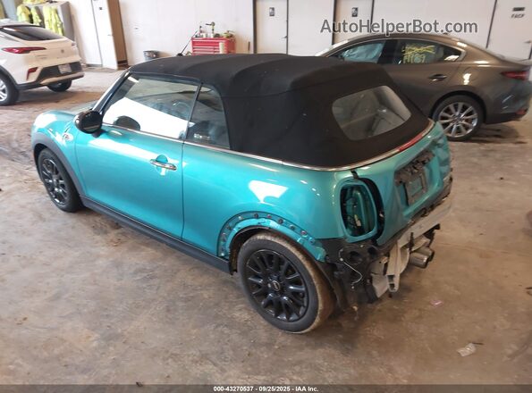 WMWWG9C30H3C81534 2017 MINI CONVERTIBLE Teal Задня ліва чверть