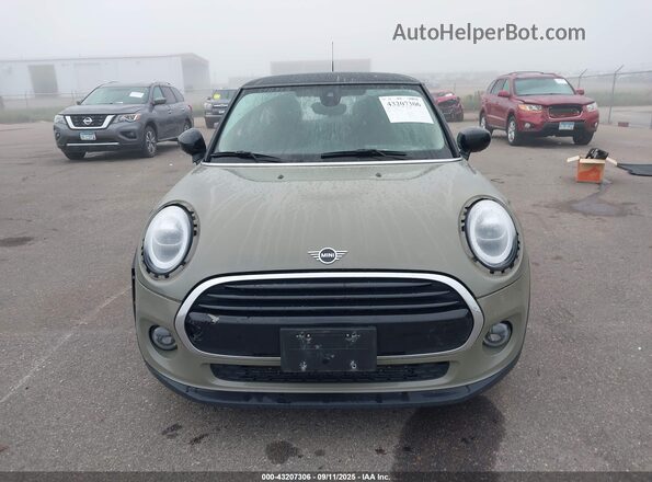 WMWXR3C03M2N03644 2021 MINI COOPER Brown Widok zestawu wskaźników
