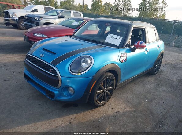 WMWXU3C52K2F52151 2019 MINI HARDTOP Blue წინა მარცხენა ხედი სამი მეოთხედიდან