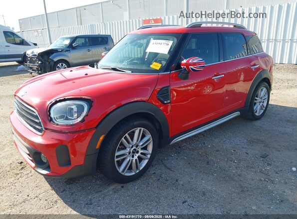WMZ23BR02N3N51177 2022 MINI COUNTRYMAN Red Vista tres cuartos delantera izquierda