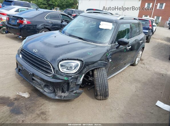 WMZ43BR06N3P03034 2022 MINI COUNTRYMAN Черный Передняя левая четверть