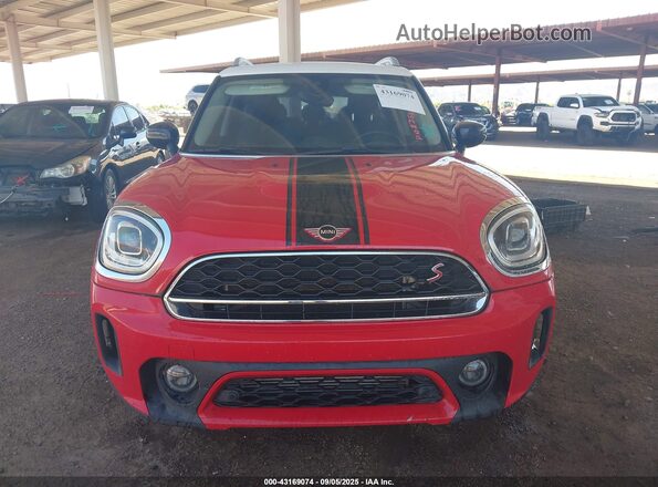 WMZ53BR01N3P08355 2022 MINI COUNTRYMAN Красный Вид панели приборов