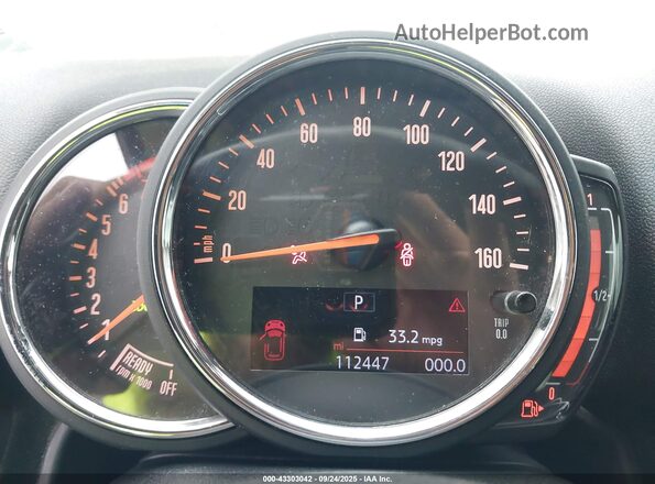 WMZYS7C56K3F45024 2019 MINI COUNTRYMAN Серый Вид задних сидений
