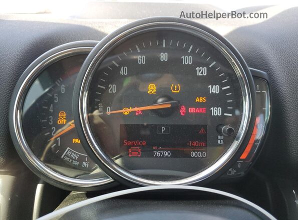 WMZYT5C37J3E61180 2018 MINI COOPER Gray 
