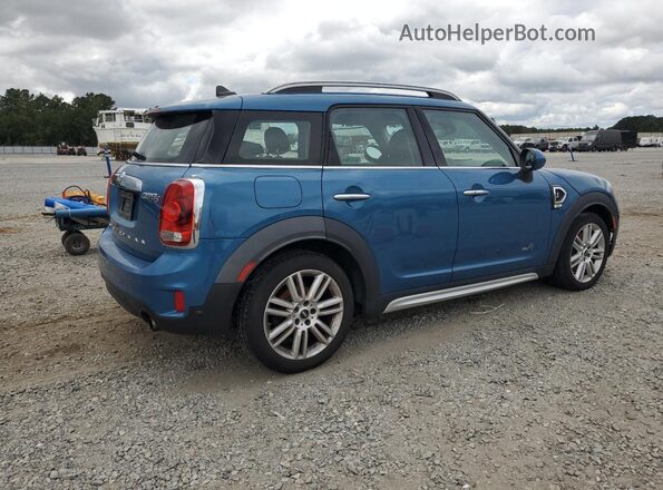 WMZYT5C54K3G92623 2019 MINI COOPER Blue Задня права чверть