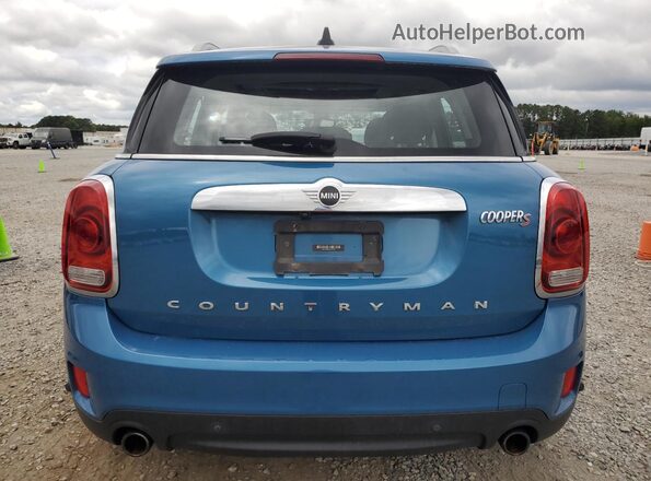 WMZYT5C54K3G92623 2019 MINI COOPER Blue Вид ззаду