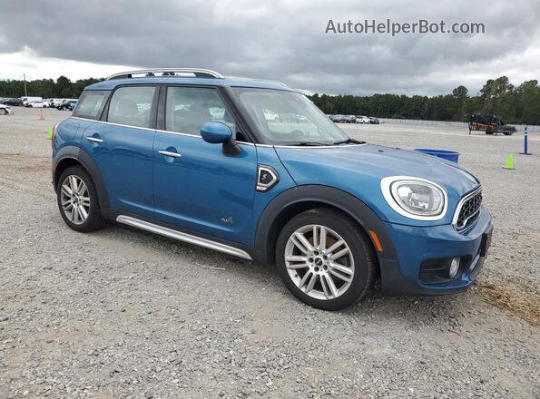 WMZYT5C54K3G92623 2019 MINI COOPER Blue Передня права чверть