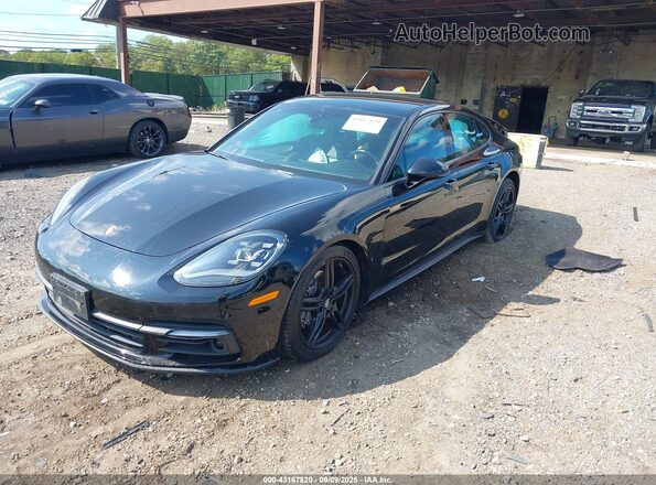 WP0AA2A75JL114729 2018 PORSCHE PANAMERA Black წინა მარცხენა ხედი სამი მეოთხედიდან