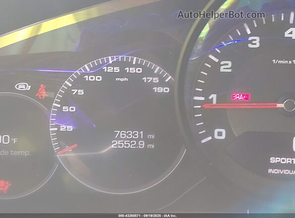 WP0AA2A7XKL101542 2019 PORSCHE PANAMERA Black 