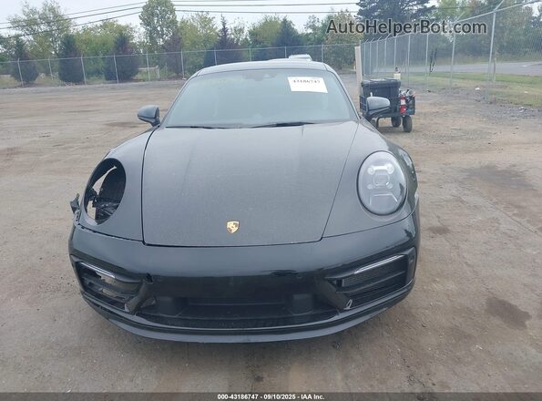 WP0AA2A92LS206505 2020 PORSCHE 911 Black Widok wnętrza z tyłu