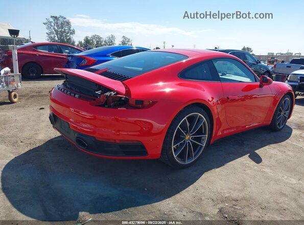 WP0AA2A97LS205866 2020 PORSCHE 911 Red Rear right