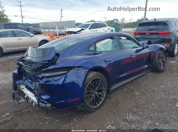 WP0AA2Y16MSA17098 2021 PORSCHE TAYCAN Синий Задняя правая четверть