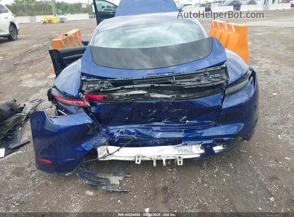 WP0AA2Y16MSA17098 2021 PORSCHE TAYCAN Синий Вид спереди