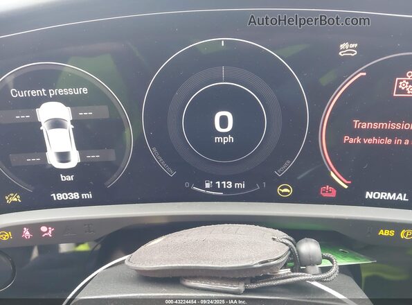 WP0AA2Y16MSA17098 2021 PORSCHE TAYCAN Синий Вид задних сидений