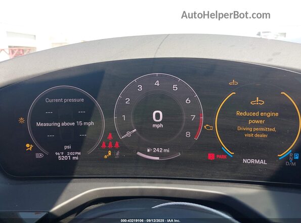 WP0AA2YA0SL005002 2025 PORSCHE PANAMERA Gray Հետևի նստատեղերի տեսք