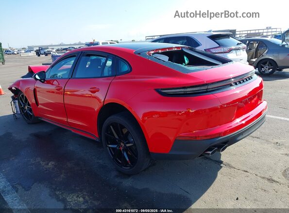 WP0AA2YA2SL006197 2025 PORSCHE PANAMERA Red Rear left