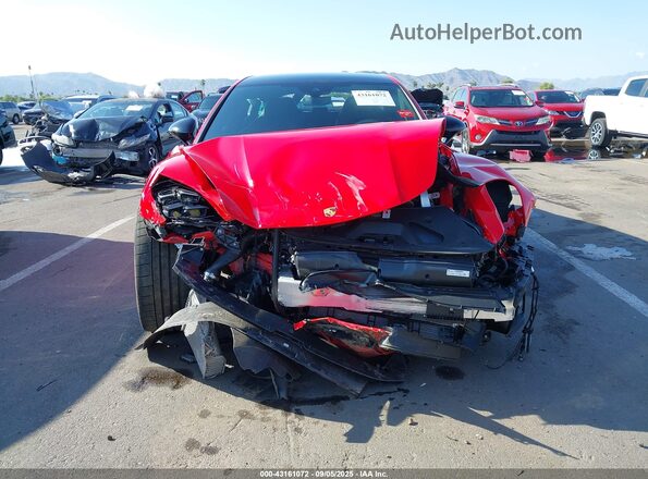 WP0AA2YA2SL006197 2025 PORSCHE PANAMERA Red Rear interior view