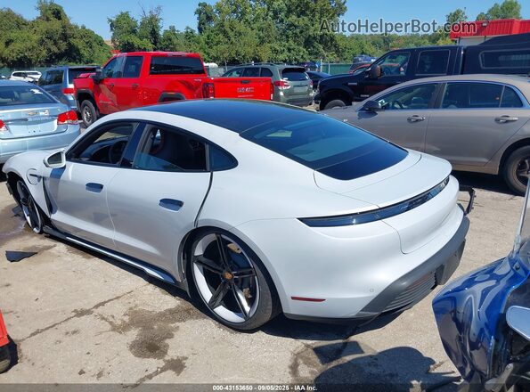 WP0AB2Y12NSA45933 2022 PORSCHE TAYCAN Silver Tył lewy