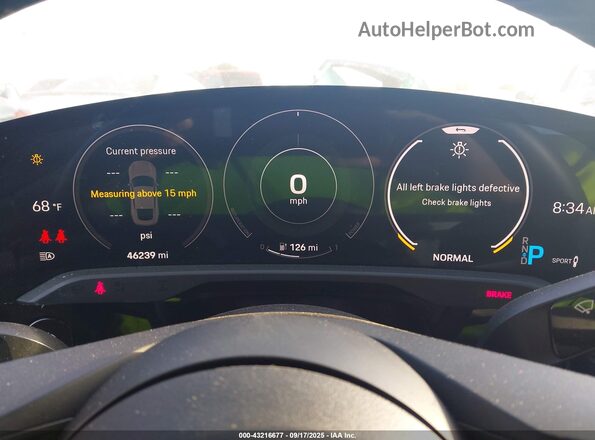 WP0AB2Y16LSA52431 2020 PORSCHE TAYCAN White 
