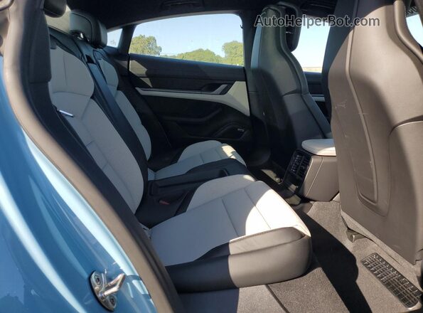 WP0AB2Y18SSA42384 2025 PORSCHE TAYCAN Blue Rear seats view