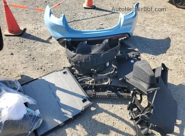WP0AB2Y18SSA42384 2025 PORSCHE TAYCAN Blue Engine compartment view