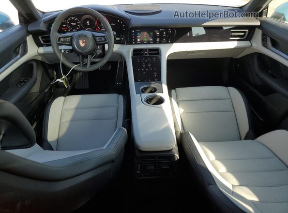WP0AB2Y18SSA42384 2025 PORSCHE TAYCAN Blue Dashboard view