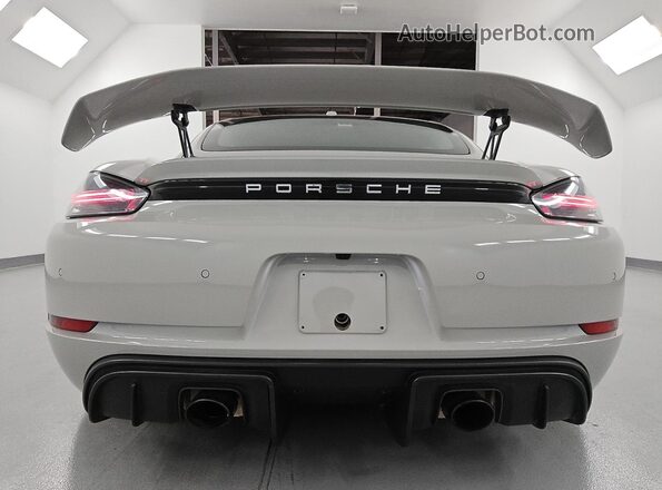 WP0AC2A86PS275057 2023 PORSCHE CAYMAN Gray Rear view