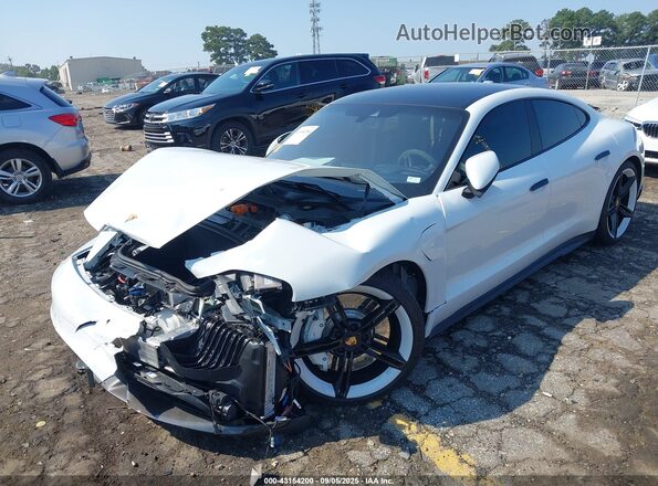 WP0AD2Y18NSA59684 2022 PORSCHE TAYCAN White Դիմացի տեսք