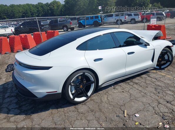 WP0AD2Y18NSA59684 2022 PORSCHE TAYCAN White Հետևի աջ
