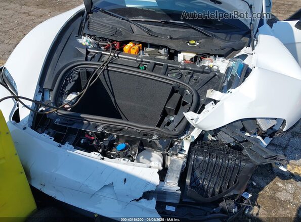 WP0AD2Y18NSA59684 2022 PORSCHE TAYCAN White Հետևի տեսք