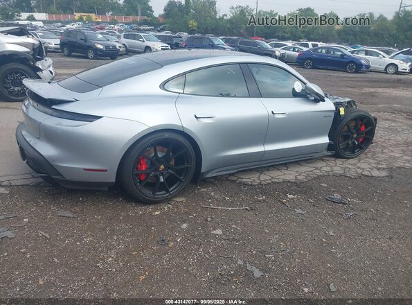 WP0AD2Y19NSA59421 2022 PORSCHE TAYCAN Silver უკანა მარჯვენა