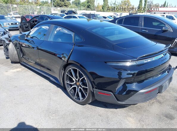 WP0AE2Y12SSA58202 2025 PORSCHE TAYCAN Black Задня ліва чверть