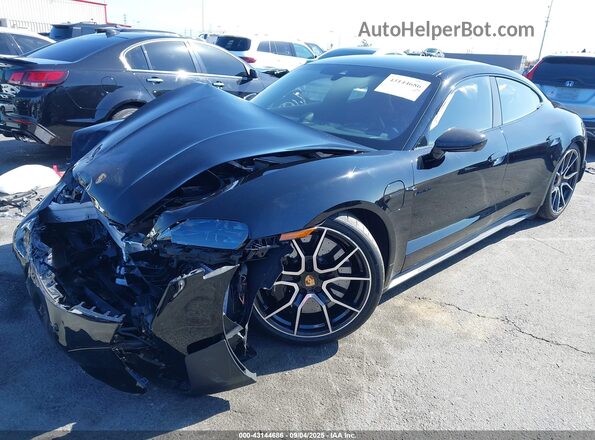 WP0AE2Y12SSA58202 2025 PORSCHE TAYCAN Black Передня ліва чверть