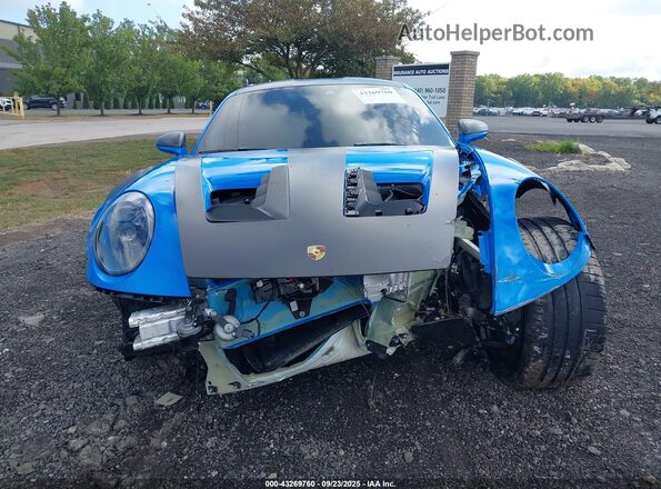 WP0AF2A93RS273236 2024 PORSCHE 911 Blue Rear interior view